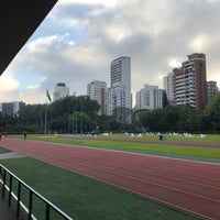 Photo taken at ECP - Pista de Atletismo by Ana F. on 12/4/2018