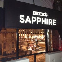 Photo taken at Beck&amp;#39;s Sapphire Pop-Up by Jabari S. on 1/24/2013