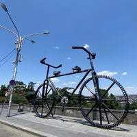 Photo taken at Gigantic Bicycle | გიგანტური ველოსიპედი by Jim K. on 7/9/2022
