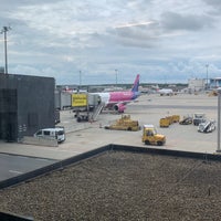 Photo taken at Gate F16 by Justin C. on 7/18/2020