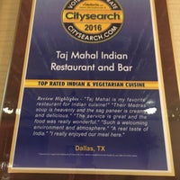Photo taken at Taj Mahal Indian Restaurant &amp;amp; Bar by Rober T. on 7/2/2017