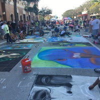 2/25/2017 tarihinde Ed C.ziyaretçi tarafından Street Painting Festival in Lake Worth, FL'de çekilen fotoğraf