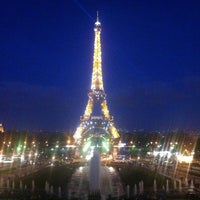 Photo taken at Place du Trocadéro by Miguel C. on 5/9/2013