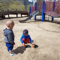 Photo taken at Abraham and Joseph Spector Playground by Radka F. on 4/29/2018