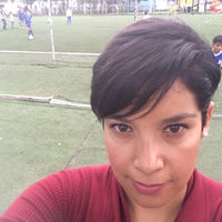 Photo taken at Deportivo Lázaro Cárdenas by Barbara L. on 6/13/2016