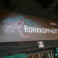 Photo taken at Rohrkopfhütte by Björn W. on 7/6/2014