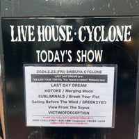 Photo taken at 渋谷 CYCLONE by まりりん on 3/2/2024