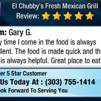 รูปภาพถ่ายที่ El Chubby&#39;s Fresh Mexican Grill โดย Social Media D. เมื่อ 12/17/2015