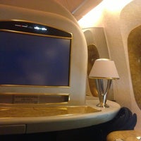 Photo taken at Voo Emirates EK 248 by Olivier B. on 2/2/2013