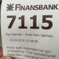Photo taken at QNB Finansbank by Özlem Ş. on 4/25/2016