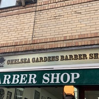 Photo taken at Chelsea Gardens Barber Shop by Glenn D. on 9/6/2019