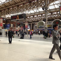 Photo taken at London Victoria Railway Station (VIC) by Føkk F. on 5/2/2013