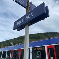 Photo taken at Bahnhof Tegernsee by Jan-Willem A. on 9/15/2022