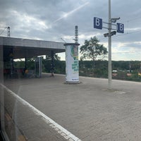 Photo taken at Bahnhof Frankfurt-Niederrad by Jan-Willem A. on 9/21/2021