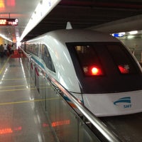 Photo taken at Maglev Train PVG Station by Z T. on 5/19/2013