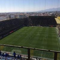 Photo taken at Estadio El Madrigal by Jorge L. on 2/25/2018