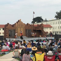 Photo taken at Free Shakespeare in the Park by Peter S. on 9/4/2017