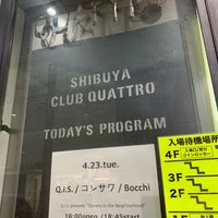 Photo taken at Shibuya CLUB QUATTRO by phyocc on 4/23/2024