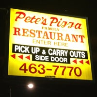 Photo taken at Pete&amp;#39;s Pizza by Ryan D. on 1/20/2013