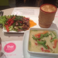 Photo taken at Thai at Home by Thierry d. on 10/4/2015