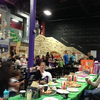 Photo taken at Out Of This World Pizza &amp;amp; Play by H Kenneth Y. on 10/28/2012