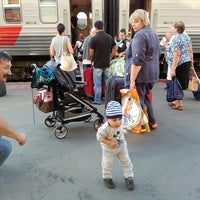 Photo taken at Фирменный поезд &quot;Ульяновск&quot; 21/22 by Marina F. on 8/21/2013