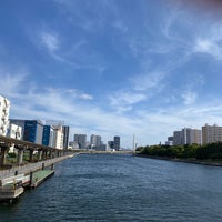 Photo taken at 勝島橋 by えむ赤 on 4/28/2023