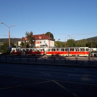 Photo taken at ŽST Vinohrady (tram, bus) by Ben C. on 9/27/2018