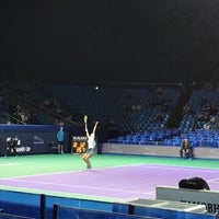 Photo taken at Sony Tennis Hotspot by Igor P. on 10/18/2017