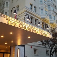 Photo taken at Churchill Hotel Near Embassy Row by Ron T. on 3/11/2019