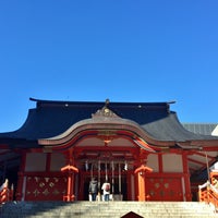 Photo taken at Hanazono Shrine by Kaori I. on 1/11/2017