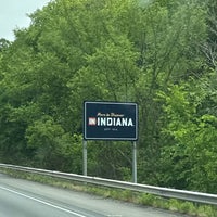 Photo taken at Indiana / Illinois State Line by Dottie P. on 5/27/2023