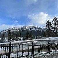 Photo taken at Banff Upper Hot Springs by Myra M. on 12/10/2021