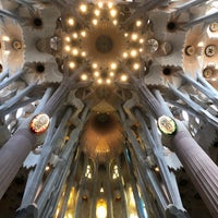 Photo taken at The Basilica of the Sagrada Familia by slys on 7/2/2018