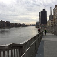 Photo taken at East River Running Path by Cari on 1/27/2018