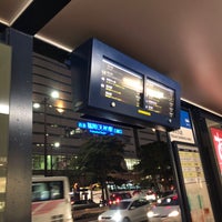 天神大丸前バス停 Bus Stop In 福岡市