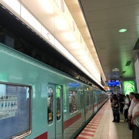 Photo taken at Nishitetsu-Fukuoka (Tenjin) Station (T01) by Sumiyoshi I. on 8/7/2018