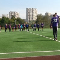 Photo taken at Футбольное Поле Сабурово by Samsondron on 9/22/2012