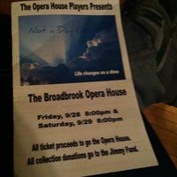 Photo taken at Broad Brook Opera House by Ken C. on 9/28/2012