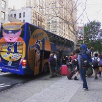 Photo taken at Mega Bus - 7th Ave &amp;amp; 27th St by Max G. on 8/22/2015