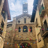Photo taken at La Seu d&amp;#39;Urgell by Ulku B. on 8/19/2019