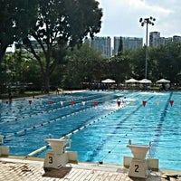 Photo taken at Farrer Park Swimming Complex by TravisD on 5/10/2014