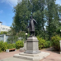 Photo taken at Памятник Д.Г. Бурылину by Mark C. on 8/17/2021