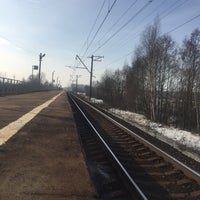 Photo taken at Платформа 75 км by Mark C. on 3/18/2019