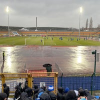 Photo taken at Friedrich-Ludwig-Jahn-Stadion by Olli D. on 4/4/2022