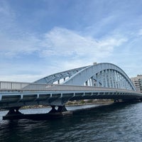 Photo taken at Eitai Bridge by T M. on 4/20/2024