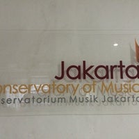 Photo taken at Jakarta Conservatory of Music by Dewi A. on 5/28/2014