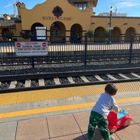 Photo taken at Burlingame Caltrain Station by Steve C. on 6/14/2023
