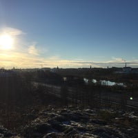 Photo taken at Linnanmäen kalliot by Hanna K. on 11/23/2015