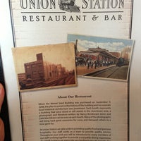 Снимок сделан в Union Station Restaurant &amp; Bar пользователем Brooks B. 7/2/2013